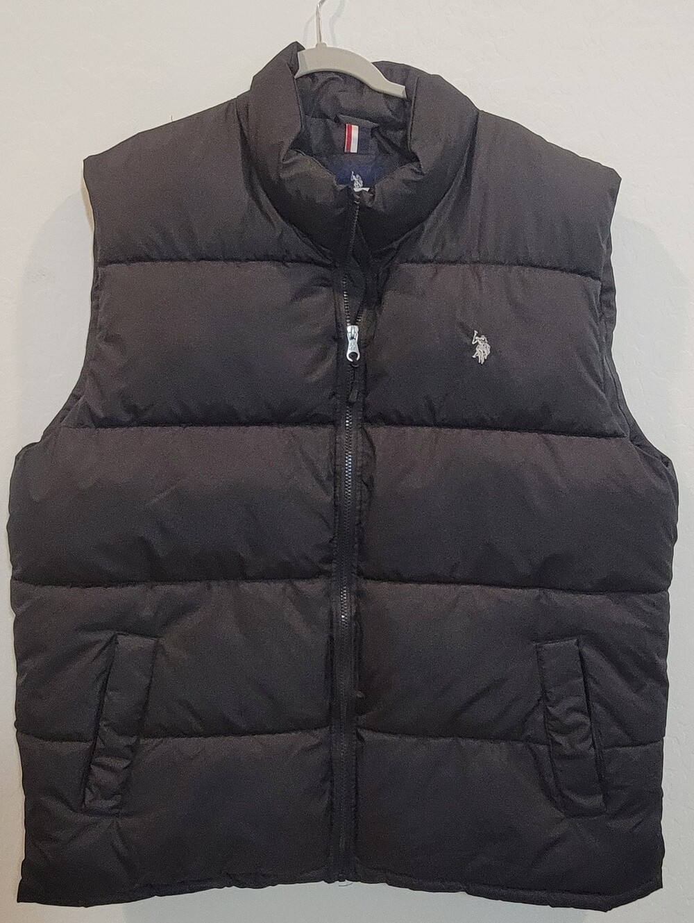 US Polo Assn Puffer Vest Men's Big & Tall Size 2 XL Black